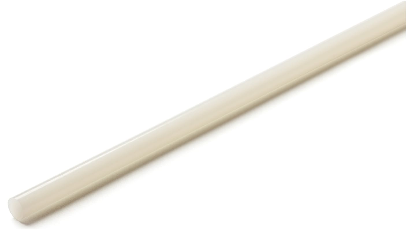 Tige de nylon RS PRO Blanc Dia. 45mm x 1m