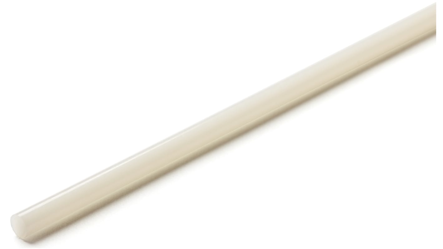 Varilla de nylon, Blanco, 1m x 56mm