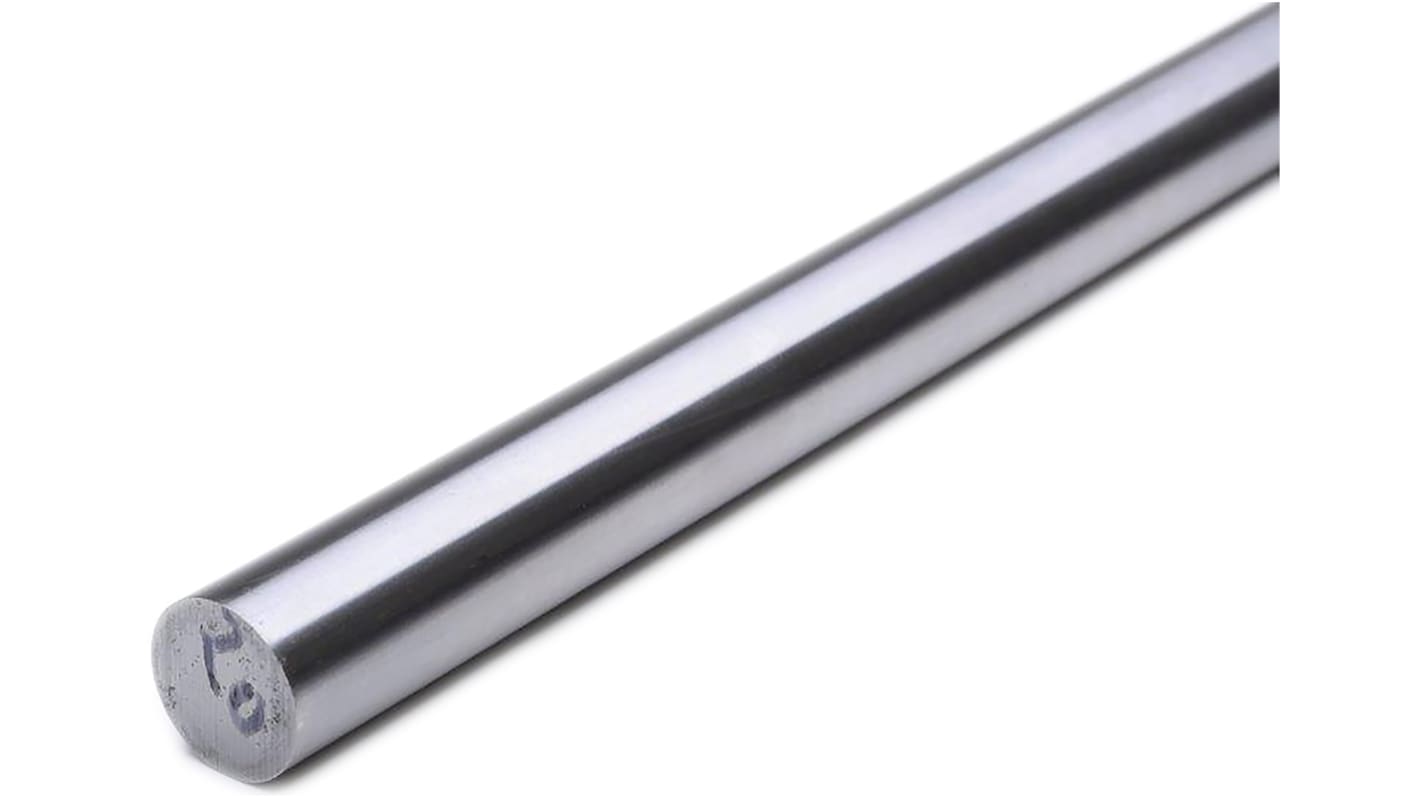 RS PRO Mild Steel Rod 6mm Diameter, 1m L