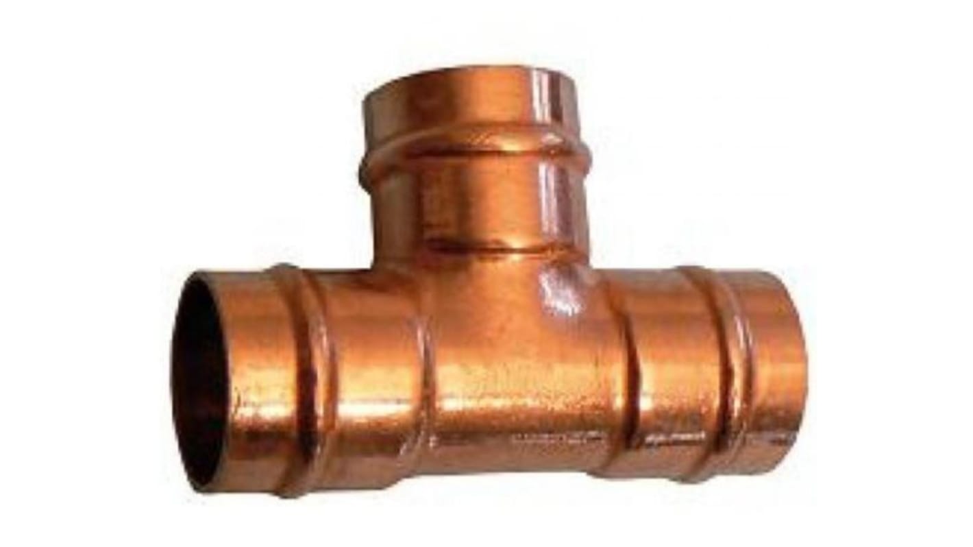 TP2415 Copper Pipe Fitting, Solder Equal Tee for 15mm pipe RS