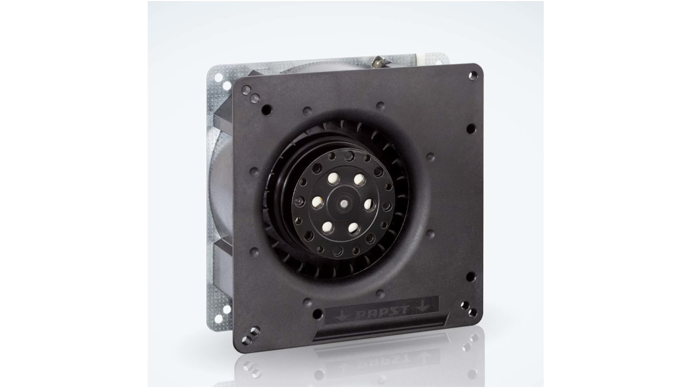 Ventilateur centrifuge ebm-papst, 54m³/h, 230 V ac, 135 x 135 x 38mm