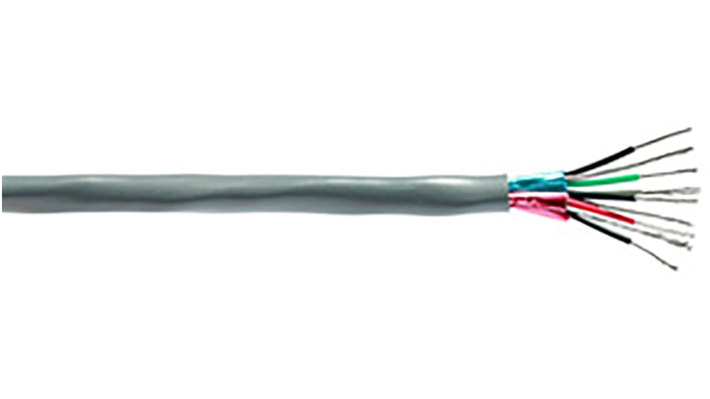 Cable de datos apantallado Belden de 18 conductores, 9 pares, 0,33 mm², 22 AWG, long. 30m, Ø ext. 10.59mm, funda de PVC