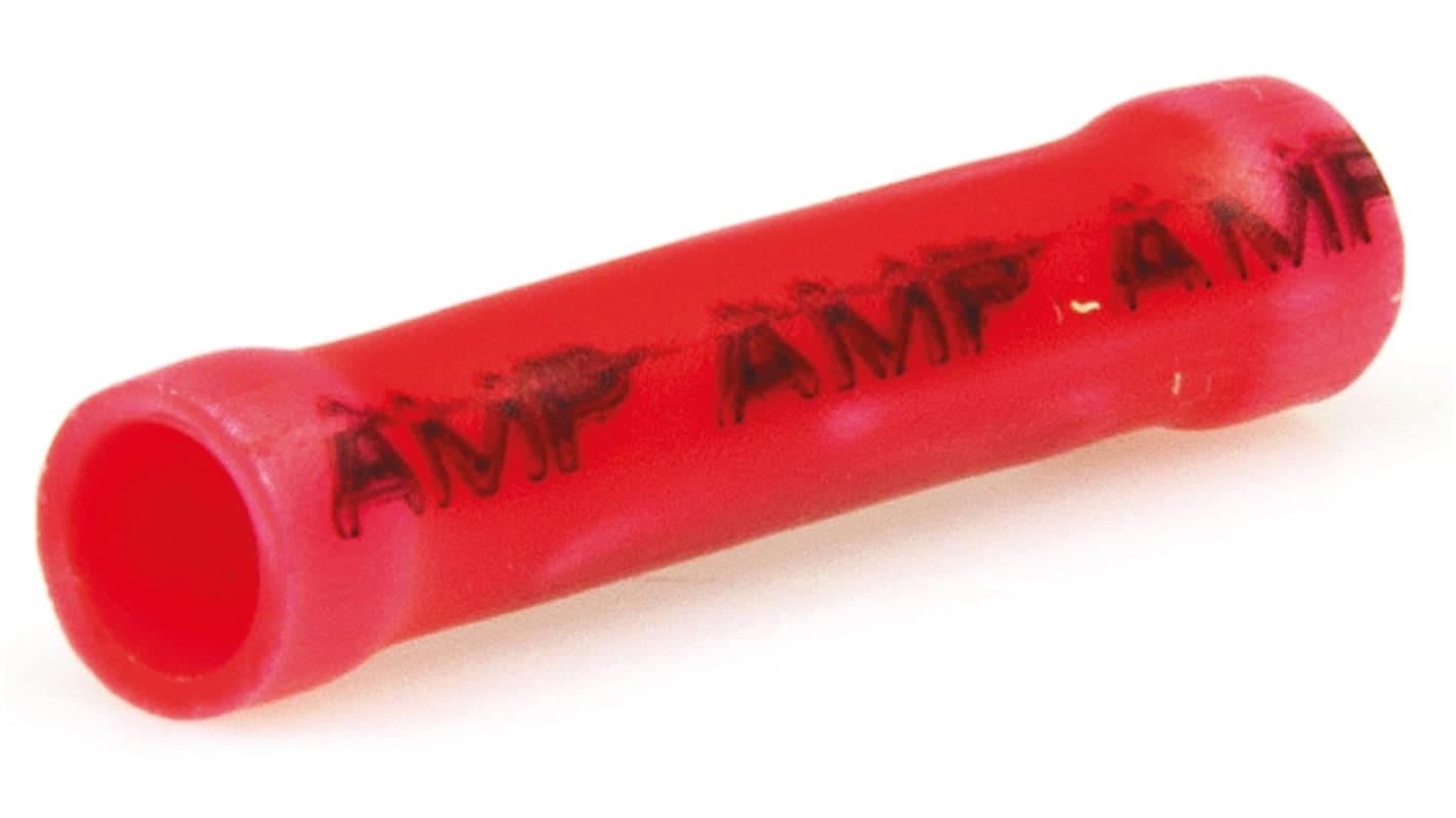 34070 | TE Connectivity, PLASTI-GRIP Butt Splice Connector, Red ...