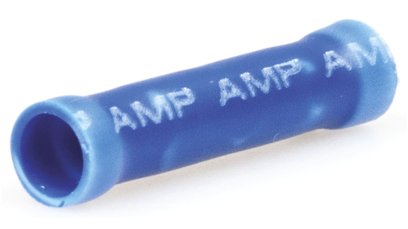 Conector de acoplamiento de cableado 2-34071-1 TE Connectivity, 16 → 14 AWG, Azul, Serie PLASTI-GRIP