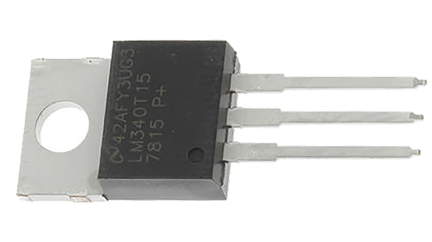 Regulador de tensión LM340T-15/NOPB, 1A TO-220, 3 pines