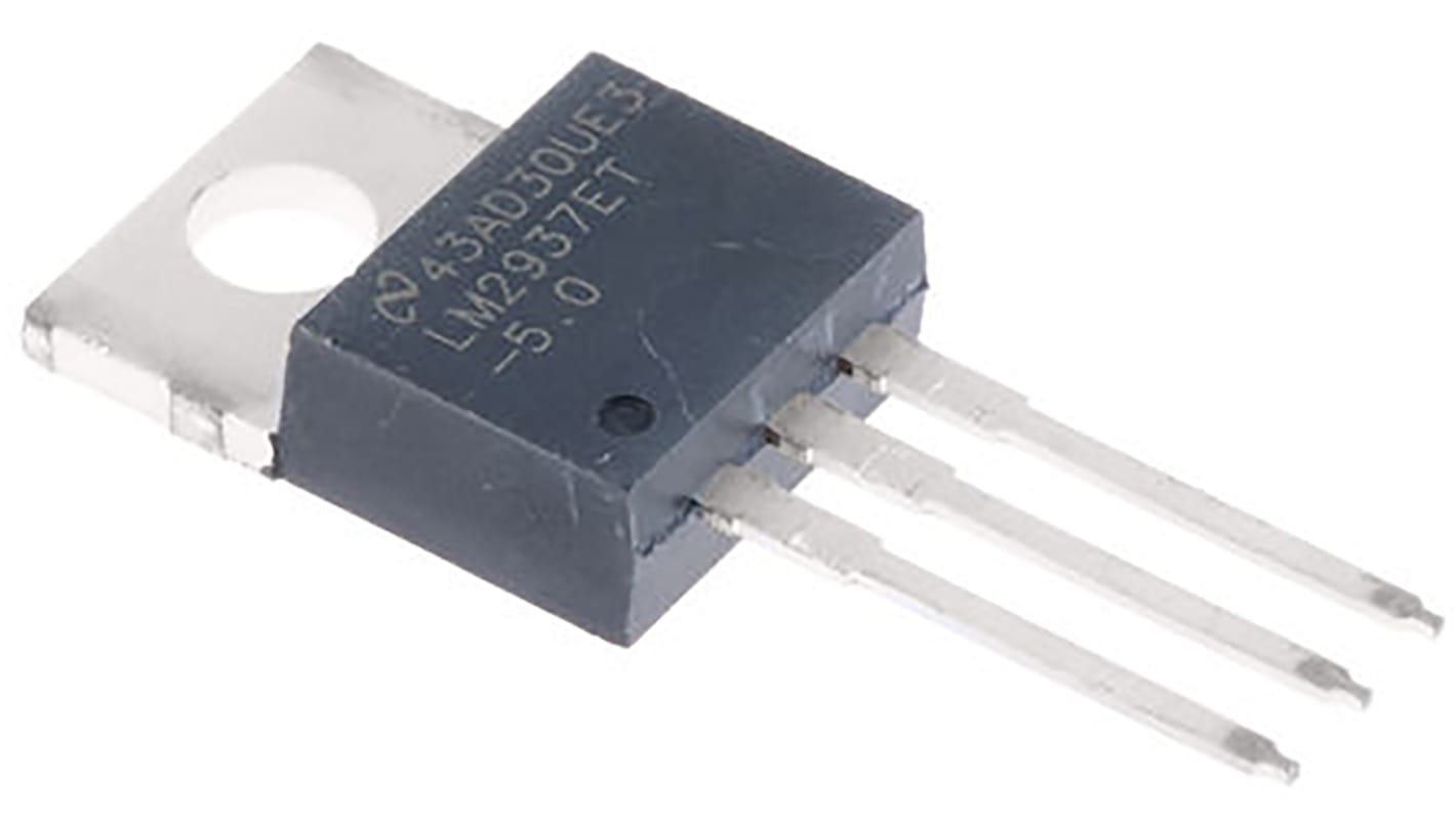 Texas Instruments LM2937ET-5.0/NOPB, 1 Low Dropout Voltage, Voltage Regulator 500mA, 5 V 3-Pin, TO-220