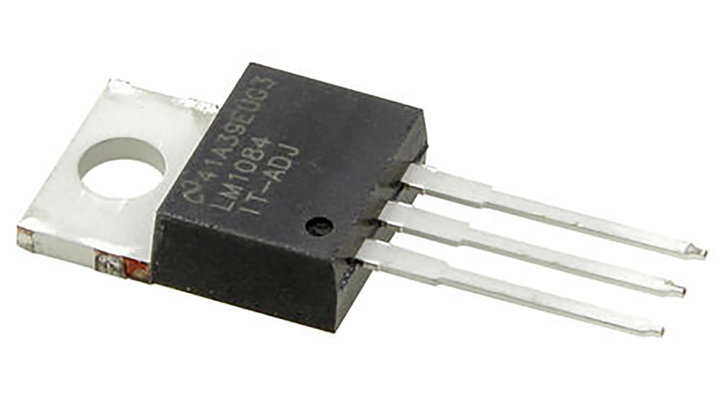 Texas Instruments 電圧レギュレータ 低ドロップアウト電圧 1.2 → 15 V, 3-Pin, LM1084IT-ADJ/NOPB