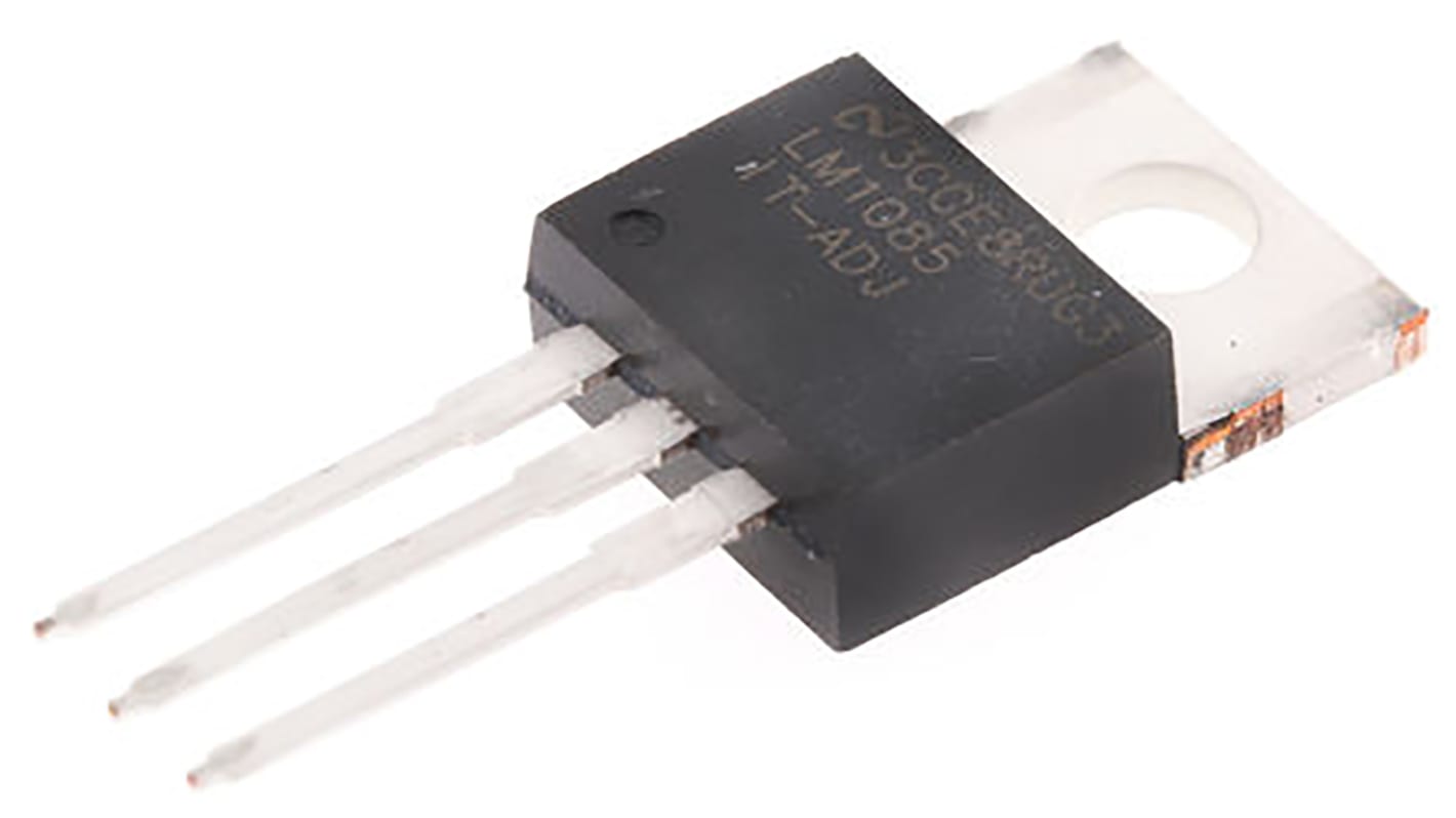 Texas Instruments LM1085IT-ADJ/NOPB, LDO Regulator, 3A Adjustable 3-Pin, TO-220