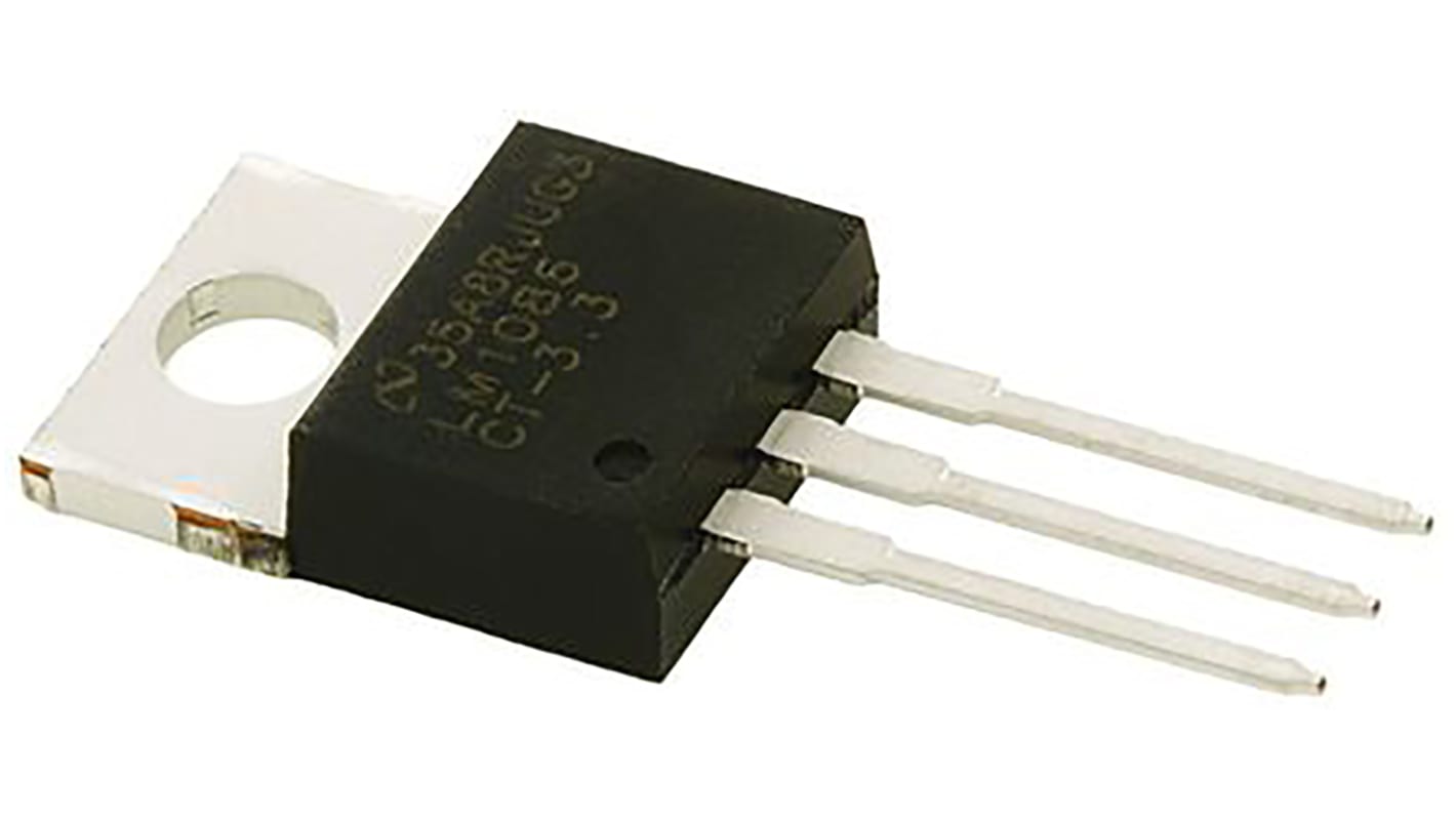 Texas Instruments 電圧レギュレータ 低ドロップアウト電圧 3.3 V, 3-Pin, LM1086CT-3.3/NOPB