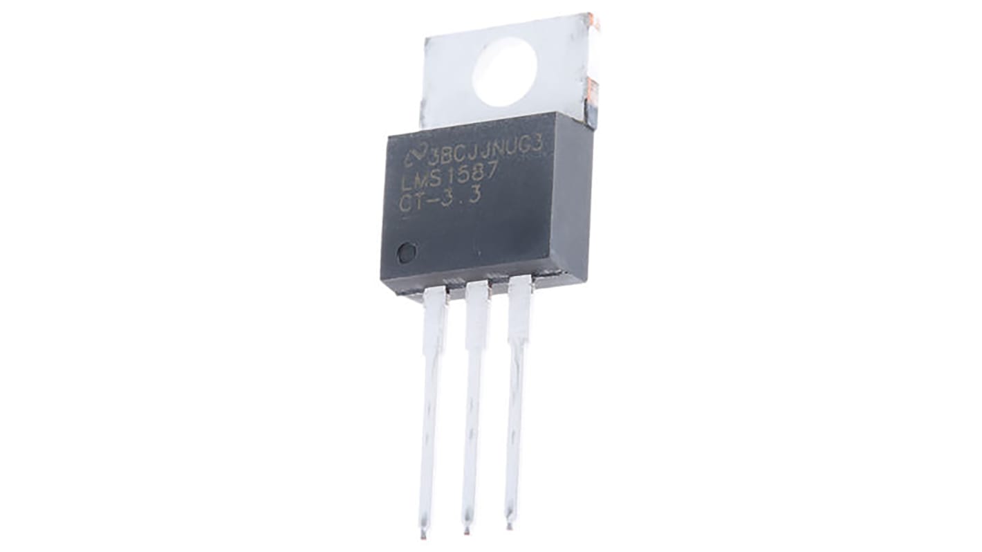 Texas Instruments LMS1587CT-3.3/NOPB, LDO Regulator, 3A, 3.3 V 3-Pin, TO-220