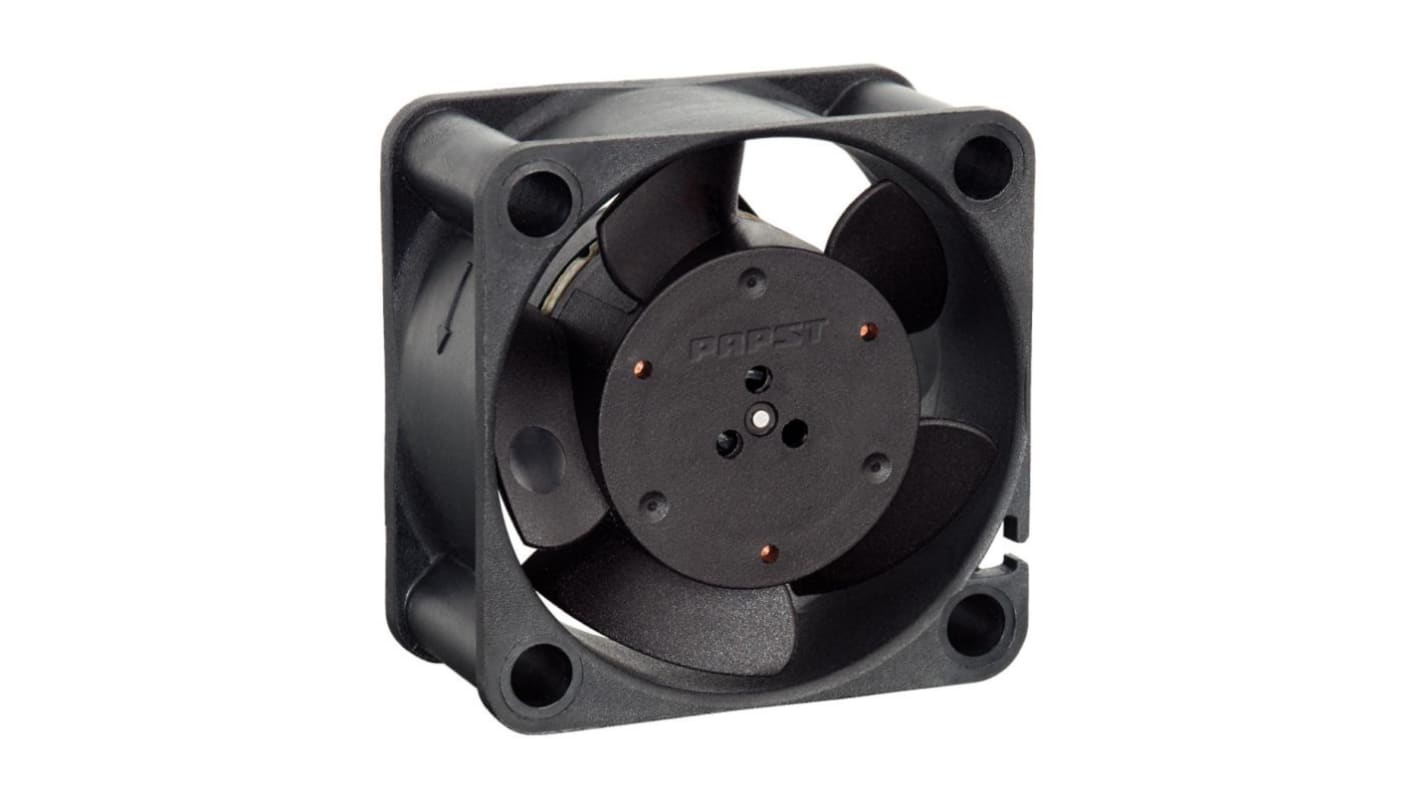 ebm-papst 400 Series Axial Fan, 5 V dc, DC Operation, 10m³/h, 900mW, 180mA Max, 40 x 40 x 20mm