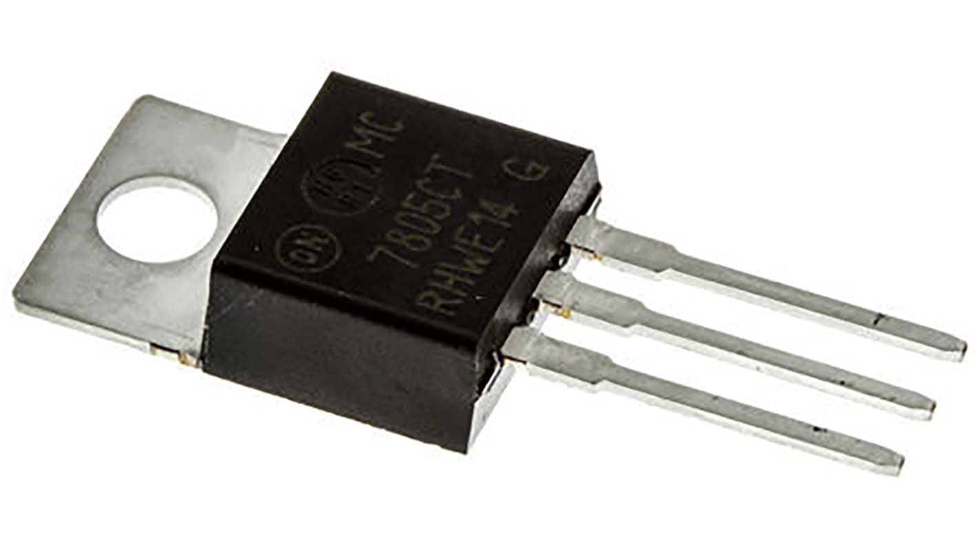 onsemi MC7805CTG, 1 Linear Voltage, Voltage Regulator 1A, 5 V 3-Pin, TO-220