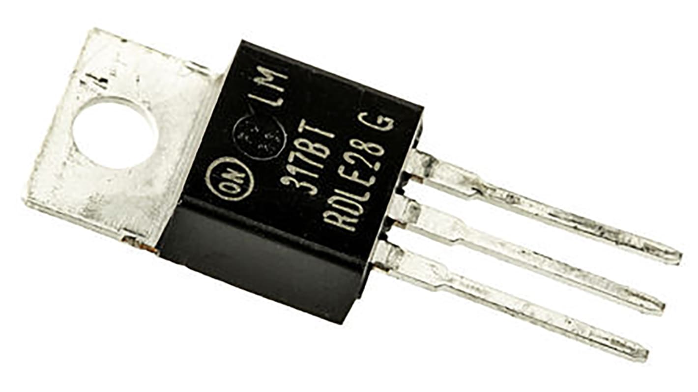 onsemi 電圧レギュレータ リニア電圧 1.2 → 37 V, 3-Pin, LM317BTG