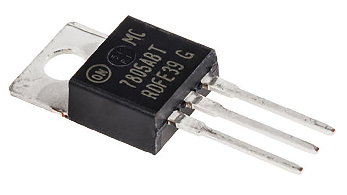onsemi MC7805ABTG, 1 Linear Voltage, Voltage Regulator 1A, 5 V 3-Pin, TO-220