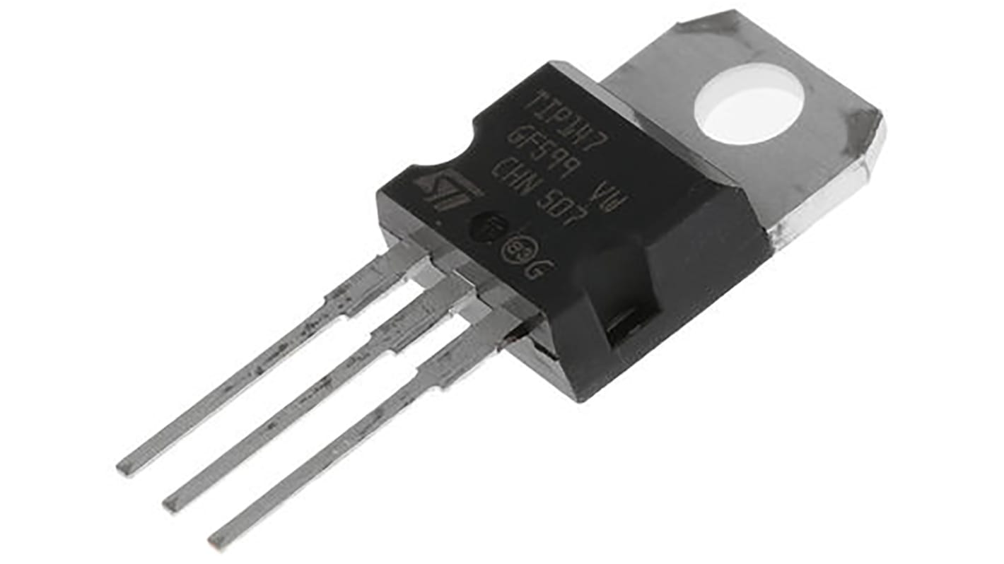 STMicroelectronics TIP147T PNP Darlington Transistor, 10 A 100 V HFE:500, 3-Pin TO-220