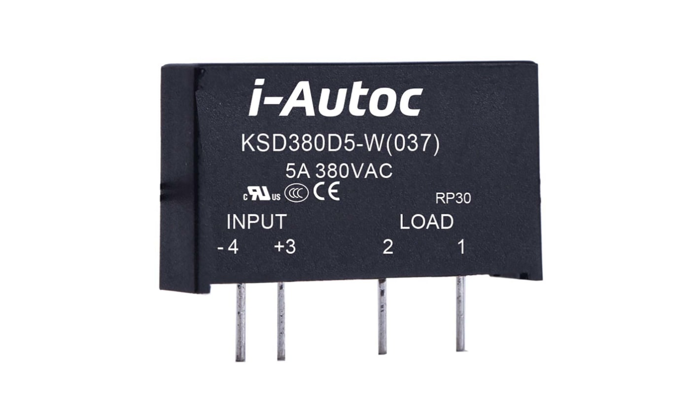 i-Autoc KSD Series Solid State Relay, PCB Mount, 24V dc Coil