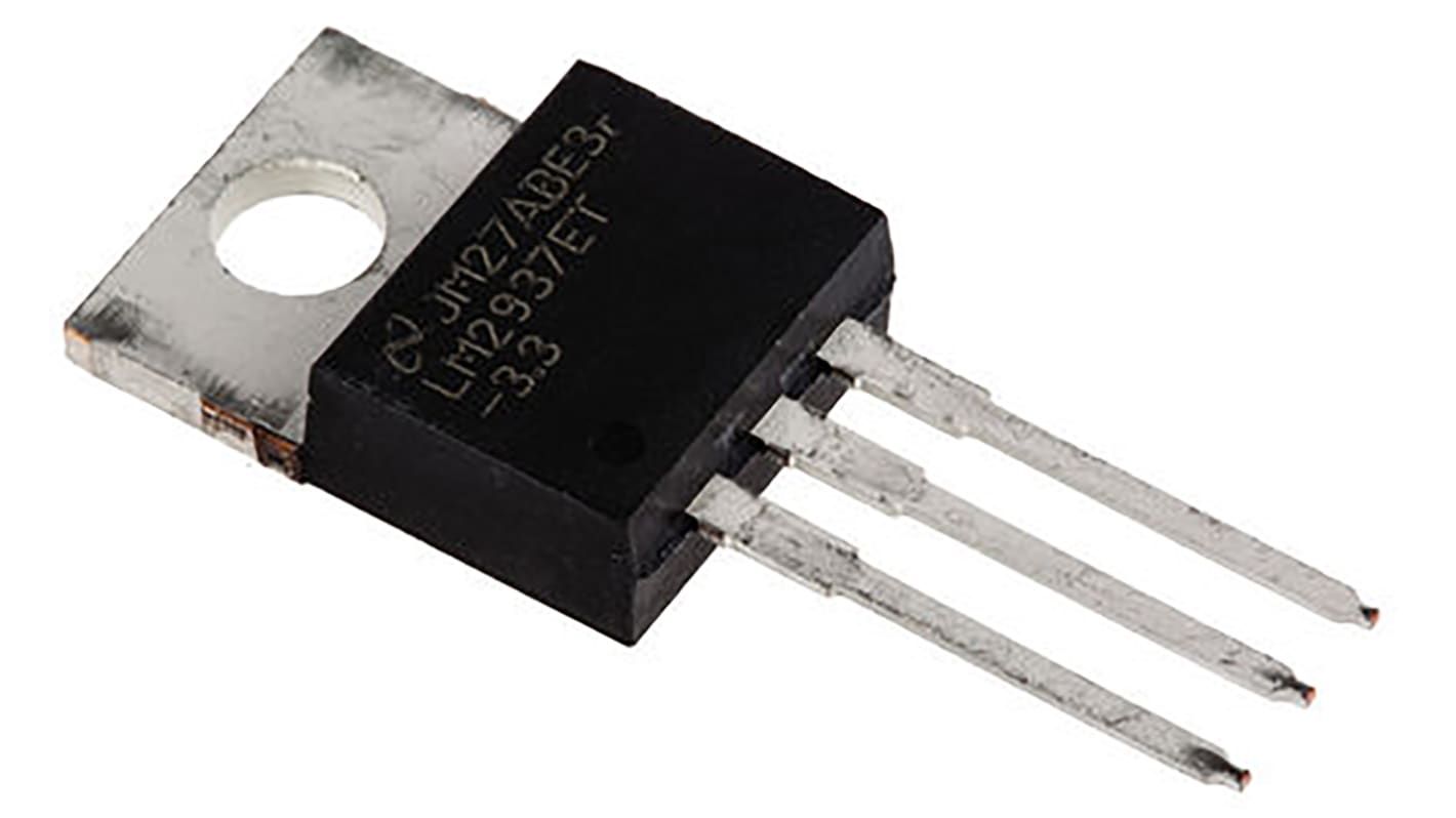 Texas Instruments 電圧レギュレータ 低ドロップアウト電圧 3.3 V, 3-Pin, LM2937ET-3.3/NOPB