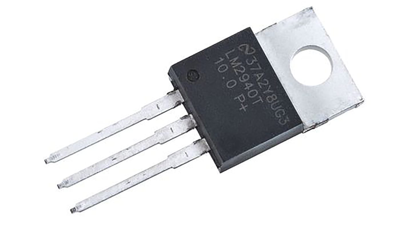 Texas Instruments 電圧レギュレータ 低ドロップアウト電圧 10 V, 3-Pin, LM2940T-10.0/NOPB