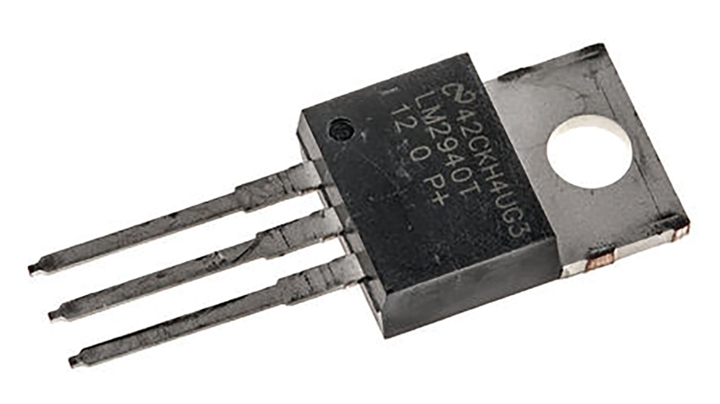 Texas Instruments 電圧レギュレータ 低ドロップアウト電圧 12 V, 3-Pin, LM2940T-12.0/NOPB