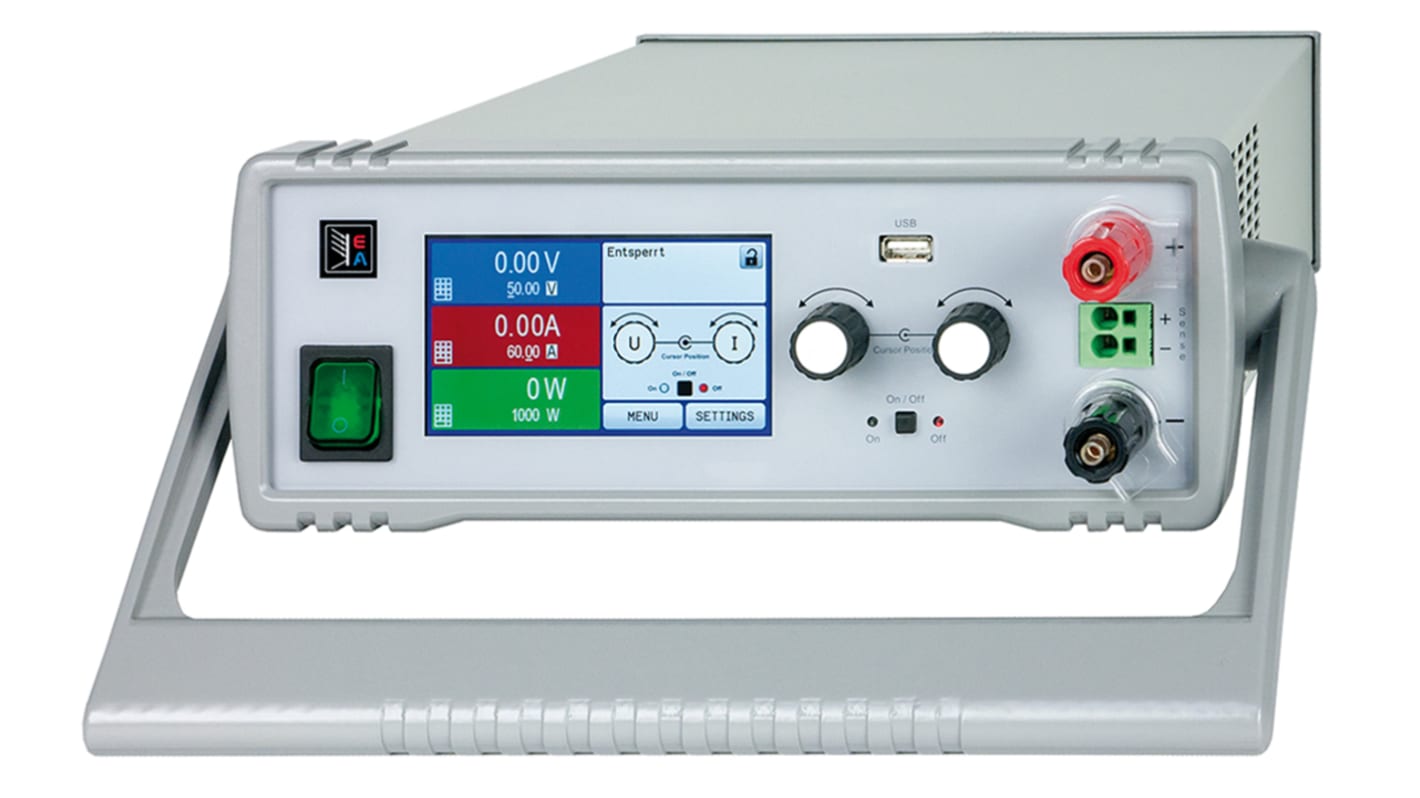 Fuente de alimentación EA Elektro-Automatik EA-PSI 9750-04 DT, calibrado UKAS, 1 salida, 0 → 750V, 0 →