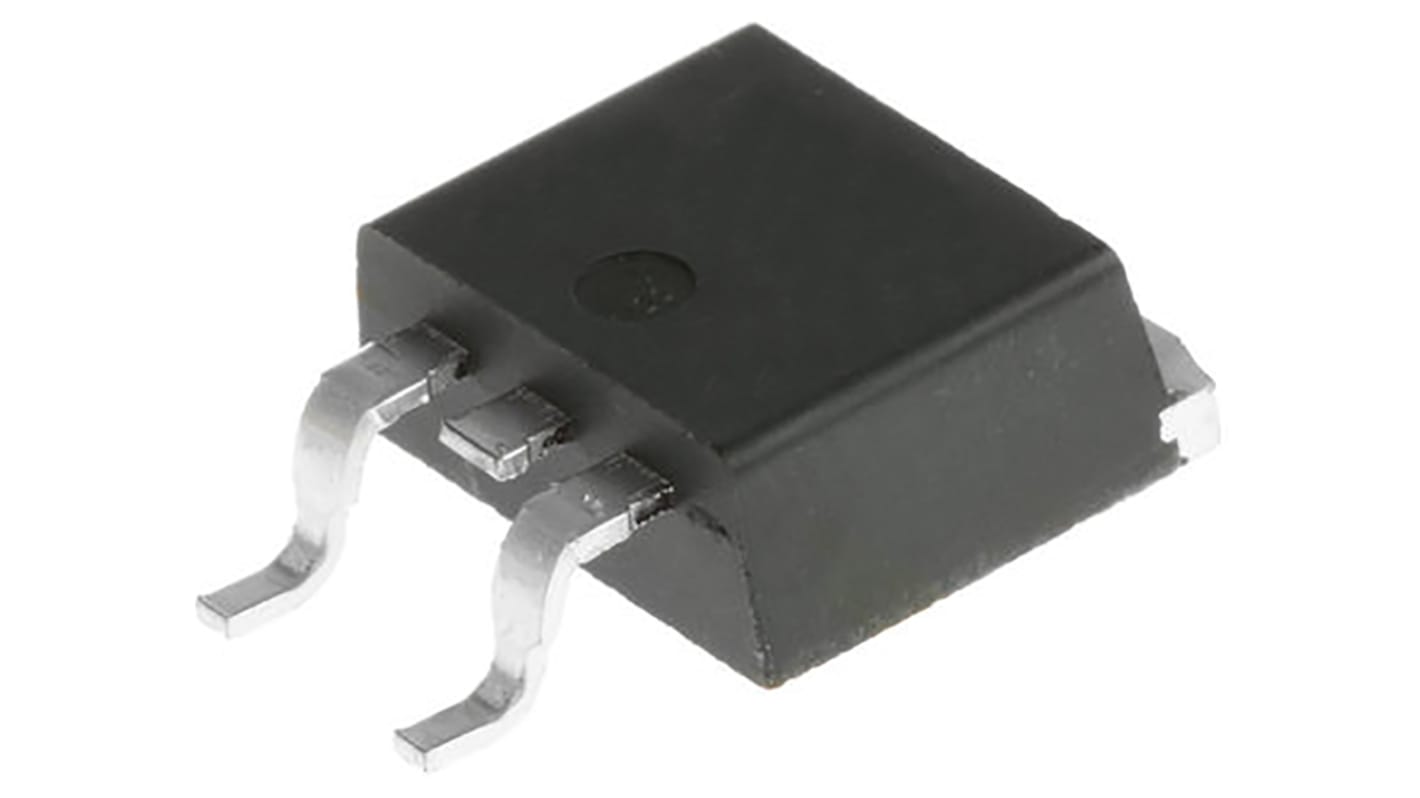 MOSFET STMicroelectronics STB80NF55L-06T4, VDSS 55 V, ID 80 A, D2PAK (TO-263) de 3 pines, , config. Simple