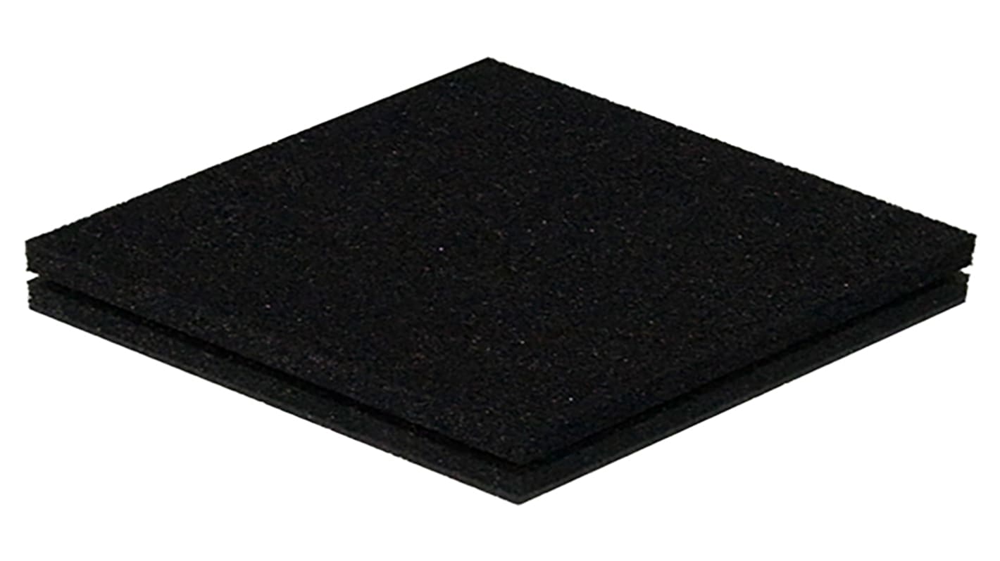 RS PRO Polyurethane Acoustic Insulation, 1m x 1m x 12mm RS