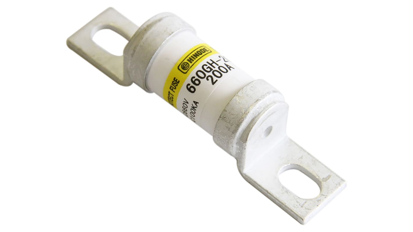 Hinode Electric Co Ltd 200A Bolted Tag Fuse, 77mm