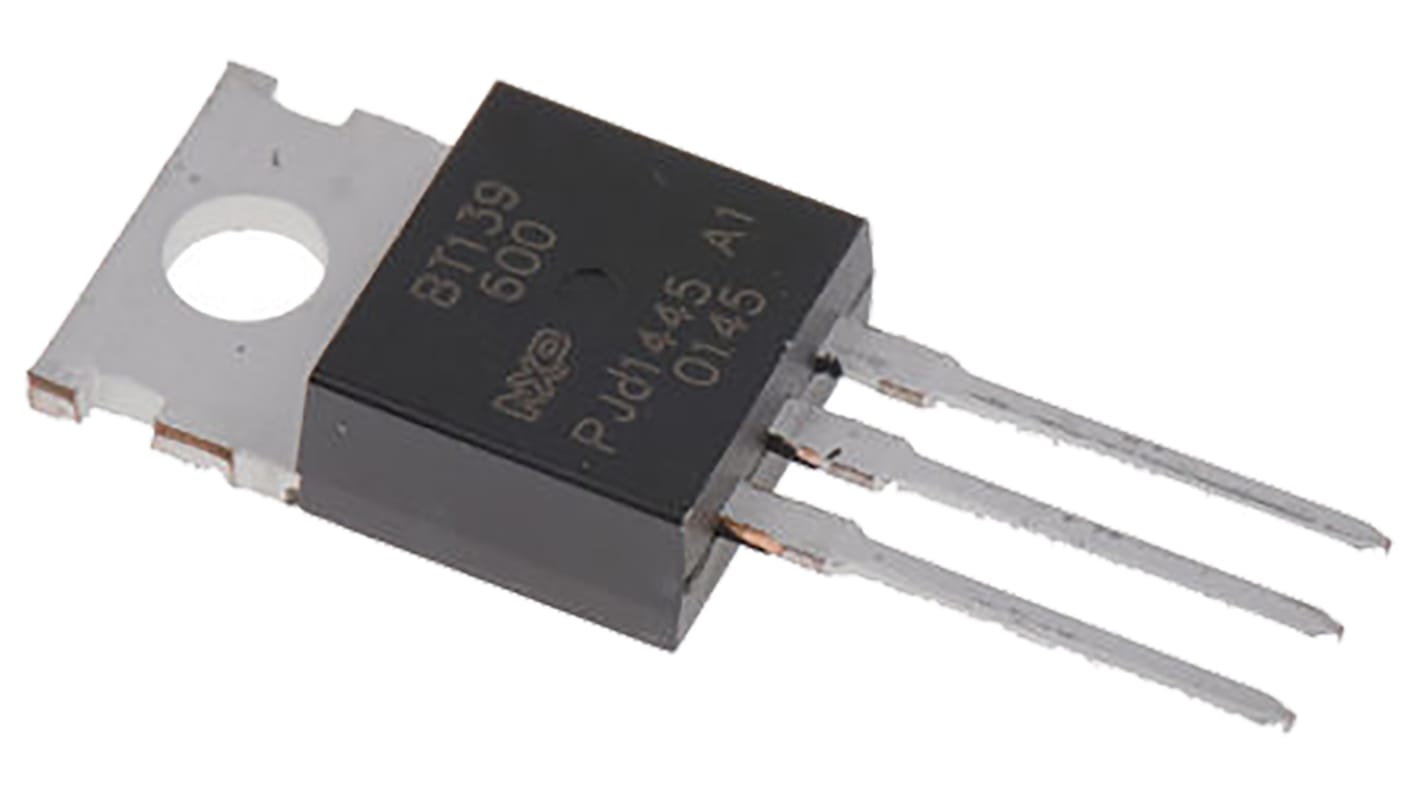 TRIAC WeEn Semiconductors Co., Ltd, TO-220AB, 3 Pin, 16A, 600V, 1.5V, Montaggio su foro