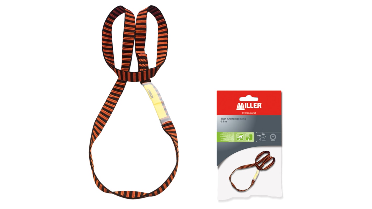 Honeywell Safety 0.8m Anchor Strap 22kN, 25mm wide