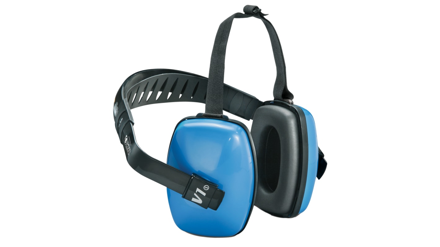 Honeywell Safety Viking V1 Ear Defender with Headband, 30dB, Blue