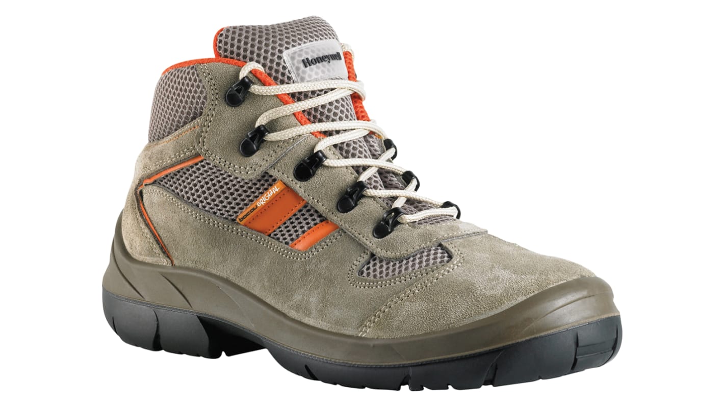 Honeywell Safety Bacou Solana S1P Grey Polymer Toe Capped Safety Boots, UK 8, EU 42