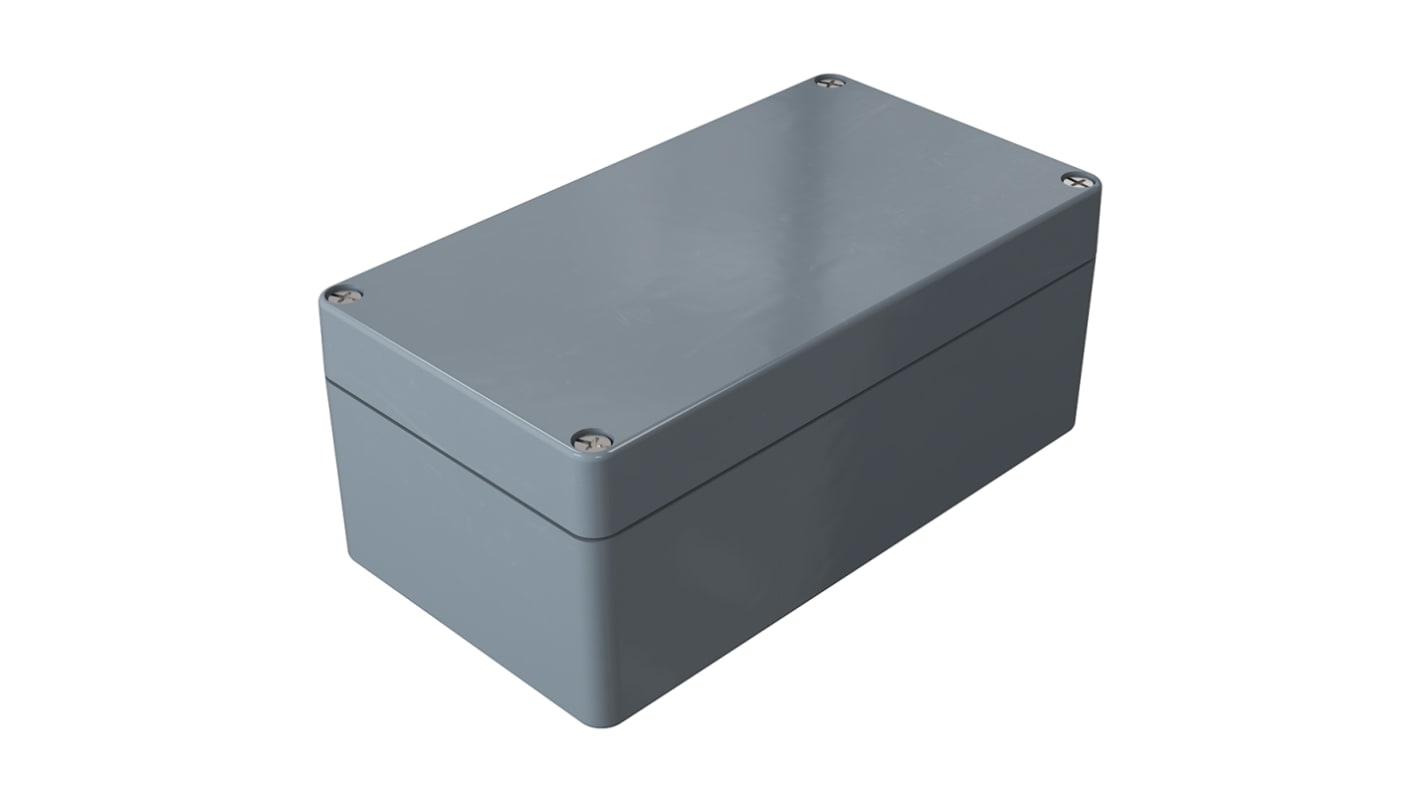 Caja Rose de Poliéster reforzado con fibra de vidrio Gris, 220 x 120 x 90mm, IP66, , Lloyds Register, Registro