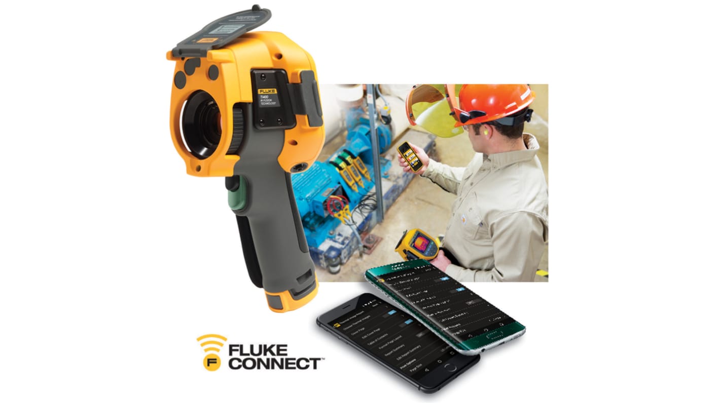 Fluke TI300 Thermal Imaging Camera, -20 → +650 °C, 240 x 180pixel Detector Resolution With RS Calibration