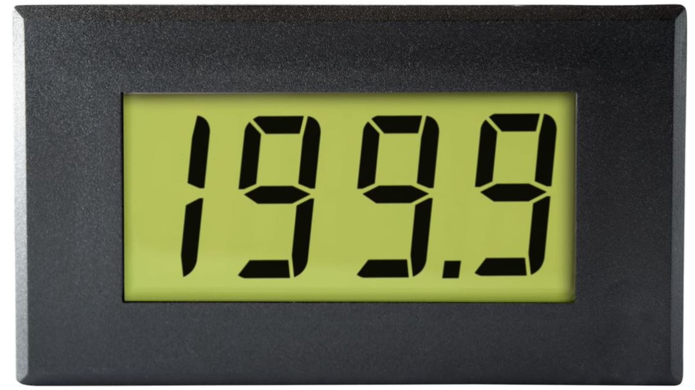 Voltmètre numérique Lascar, 3.5 digits, V c.c., ±1 % 3,5 → 6,5 V c.c.