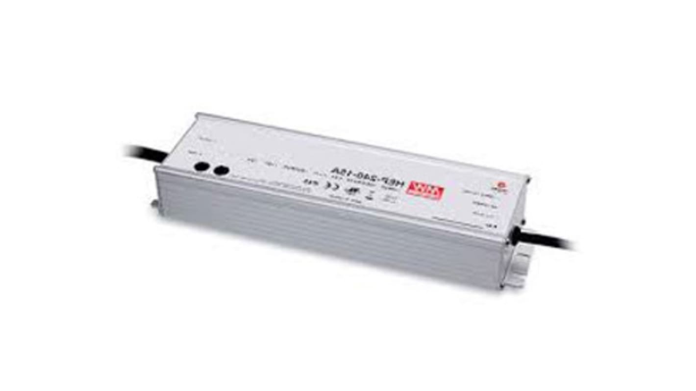 MEAN WELL Switching Power Supply, HEP-240-12A, 12V dc, 16A, 192W, 1 Output, 127 → 431 V dc, 90 → 305 V ac