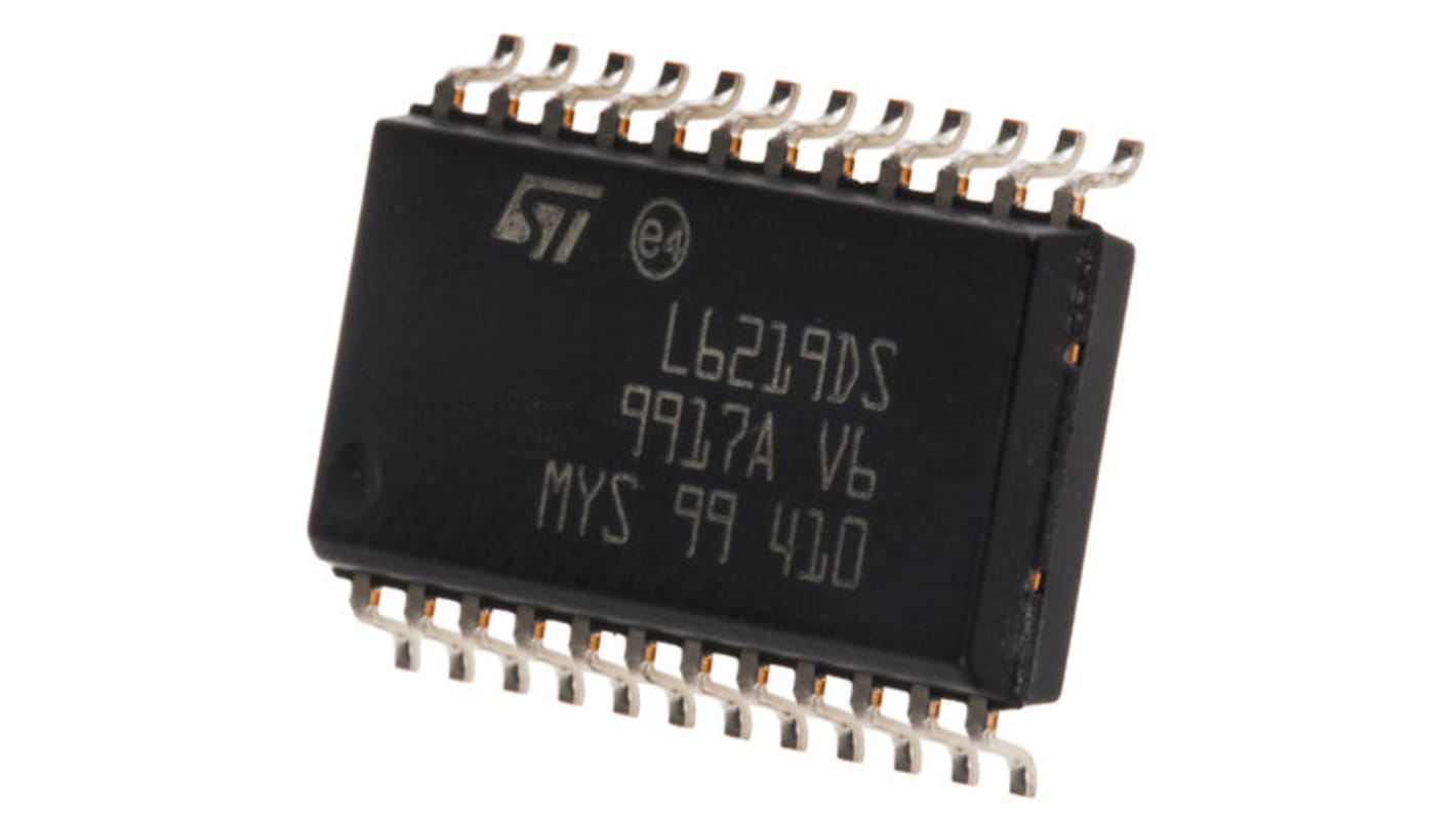 STMicroelectronics E-L9823013TR Teljesítménykapcsoló IC, Alacsony oldal, 24-pin, SOIC