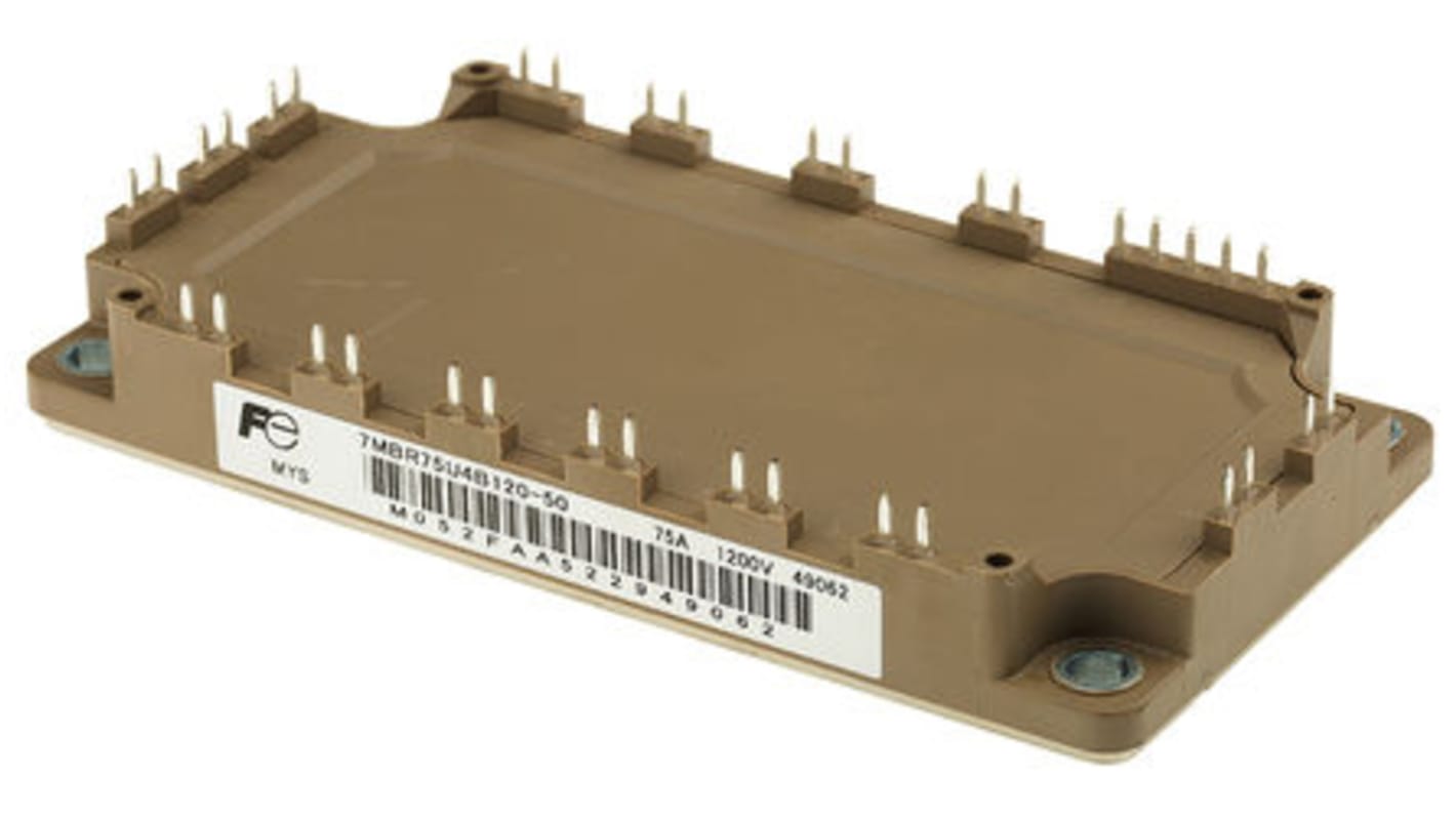 Fuji Electric 7MBR35VB-120-50, M712 , N-Channel 3 Phase Bridge IGBT Module, 35 A max, 1200 V, Through Hole