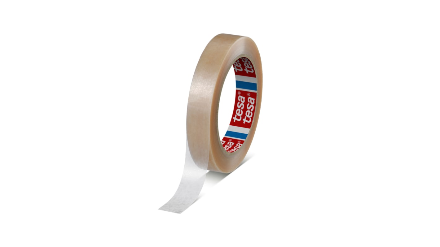 Tesa 4104 Paketband, PVC, transparent, Stärke 65μm, 19mm x 66m