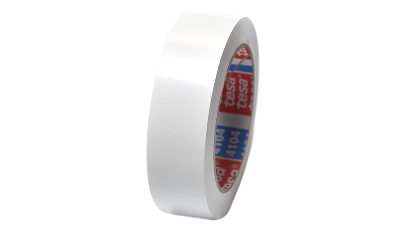4104 White 66mx25mm Tesa 4104 White Packing Tape, 66m x 25mm RS