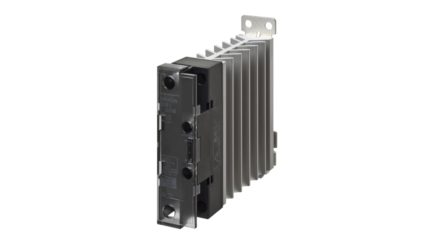 Omron G3PJ Series Solid State Relay, 25 A Load, DIN Rail Mount, 528 V ac Load, 24 V dc Control