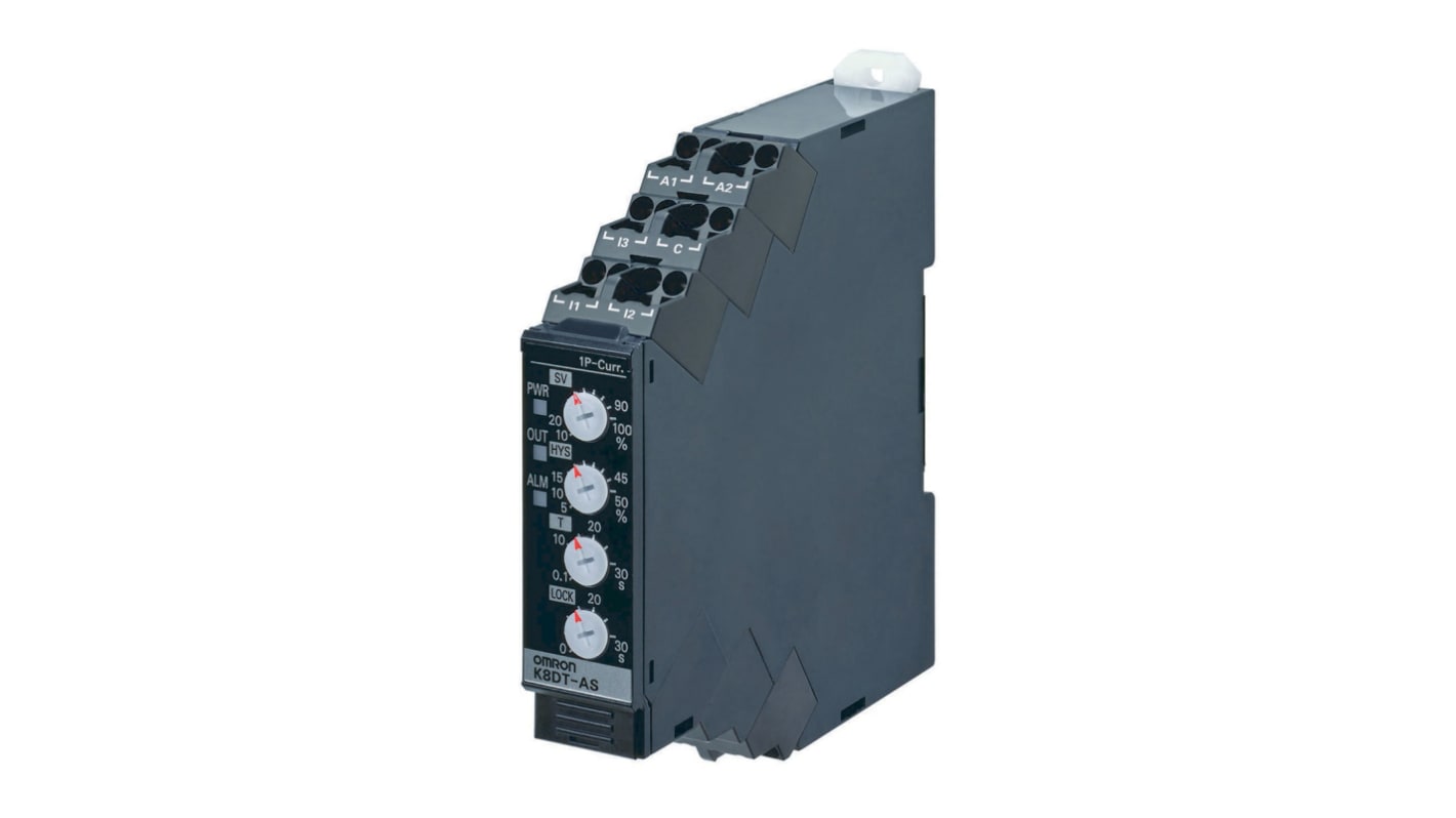 Relais de contrôle de courant Omron série K8DT-AS, , 1 RT, 250ms
