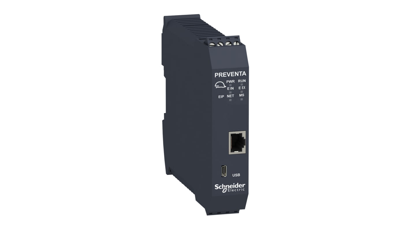 XPSMCMシリーズ 通信モジュール Preventaモジュラセーフティコントローラ用 DINレール 22.5 x 99 x 114.5 mm 安全モジュール Schneider Electric