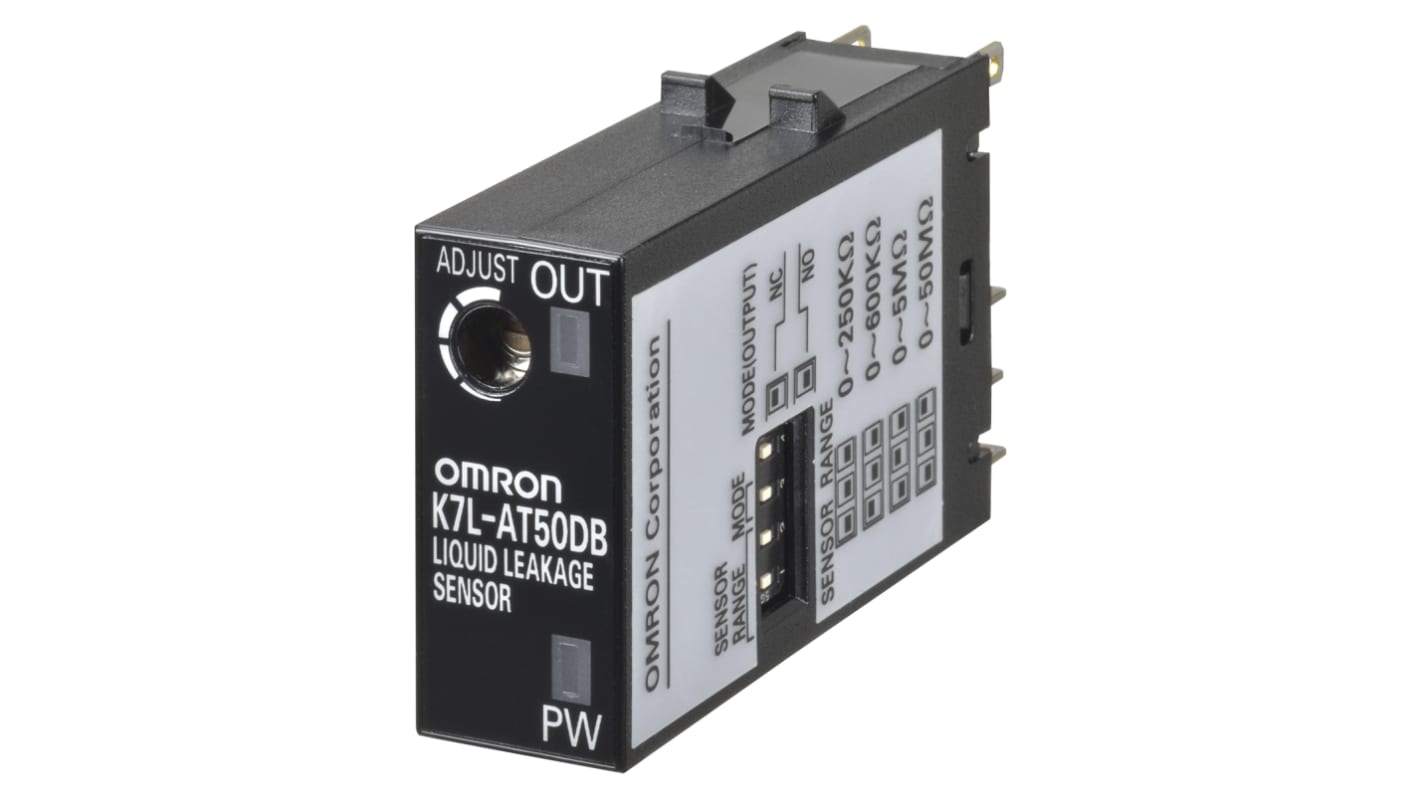 Omron K7L Series Level Controller - DIN Rail, 12 → 24 V dc 1 Open Collector Transistor