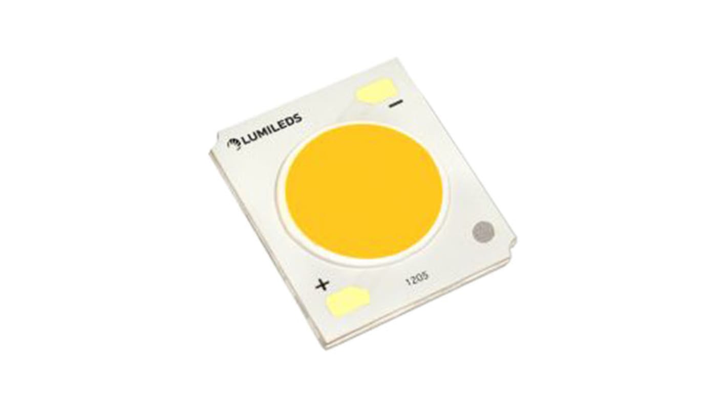 Lumileds LUXEON COB Gen3 CoB-LED, 35 V, 2200K, 2368 lm, Weiß, 1200 (Max.)mA, 20 x 24 x 1.5mm, 13mm, 115°, Ra 80