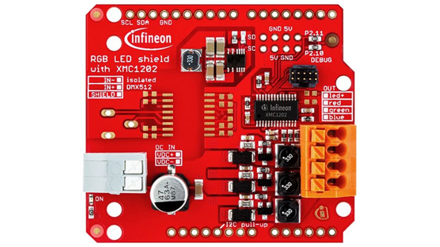 Shield Infineon RGB LED Lighting Shield