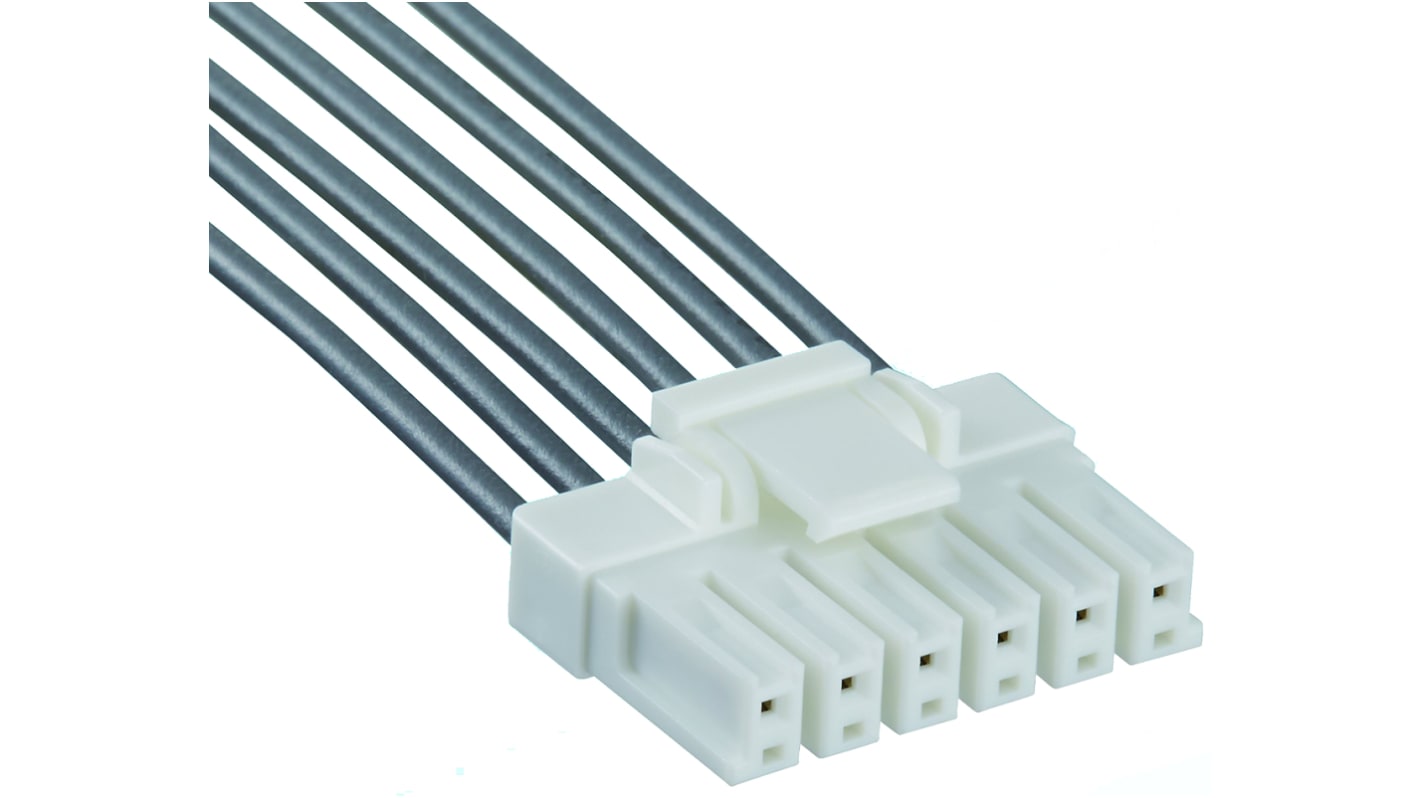 Hirose, EnerBee DF33C Female Connector Housing, 2.5mm Pitch, 6 Way, 1 Row