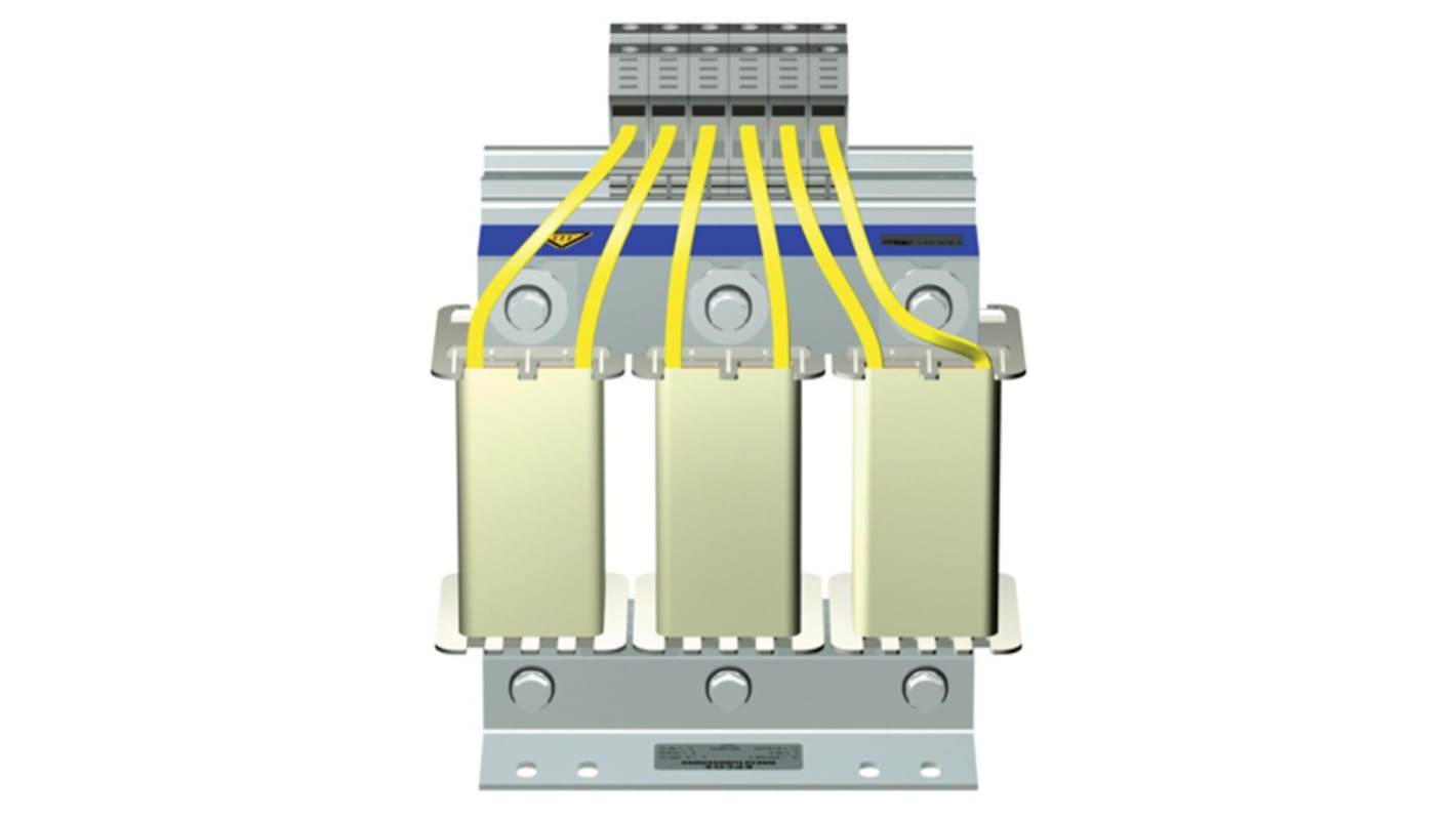 Filtre CEM EPCOS, 112A max, 3 phases, 520 V c.a. max, Montage sur châssis, série B86301U