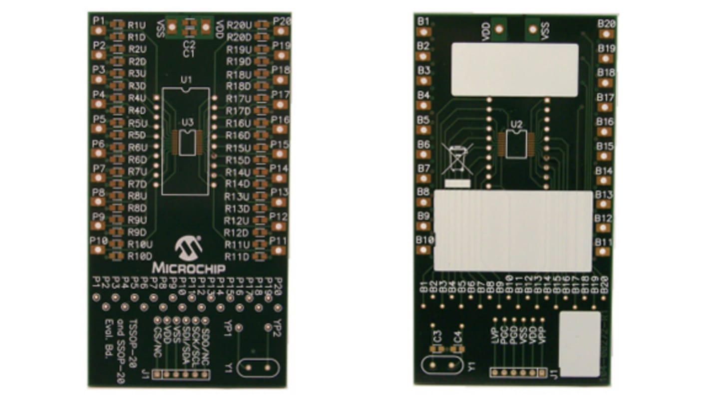 Microchip 開発キットアクセサリ TSSOP20EV