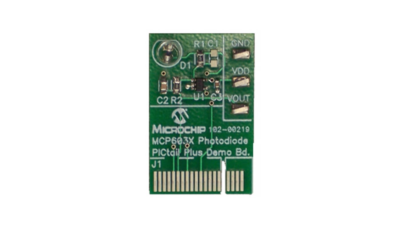 Microchip MCP6031DM-PTPLS, PICtail Plus Operational Amplifier Add On Board for Explorer 16