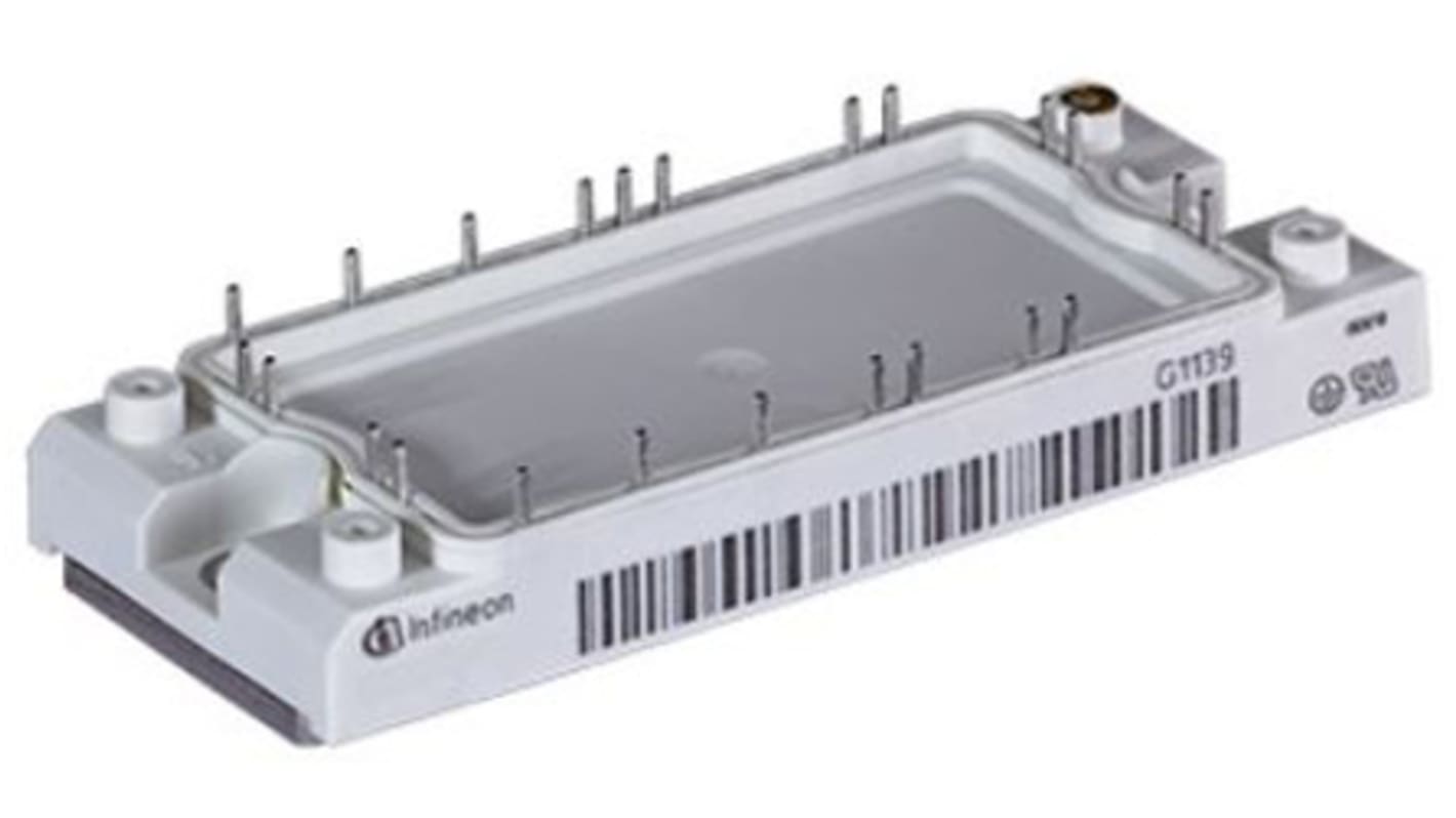 Infineon Brückengleichrichter, 3-phasig 35A 1600V Tafelmontage 2.4V AG-ECONO2-7 5mA Siliziumverbindung